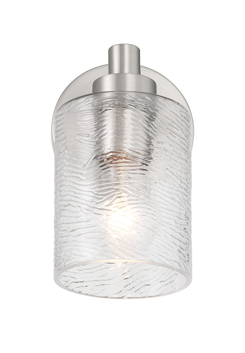 60201-BNK - Lyndsey 1 Light 9" High Wall Sconce - Brushed Nickel