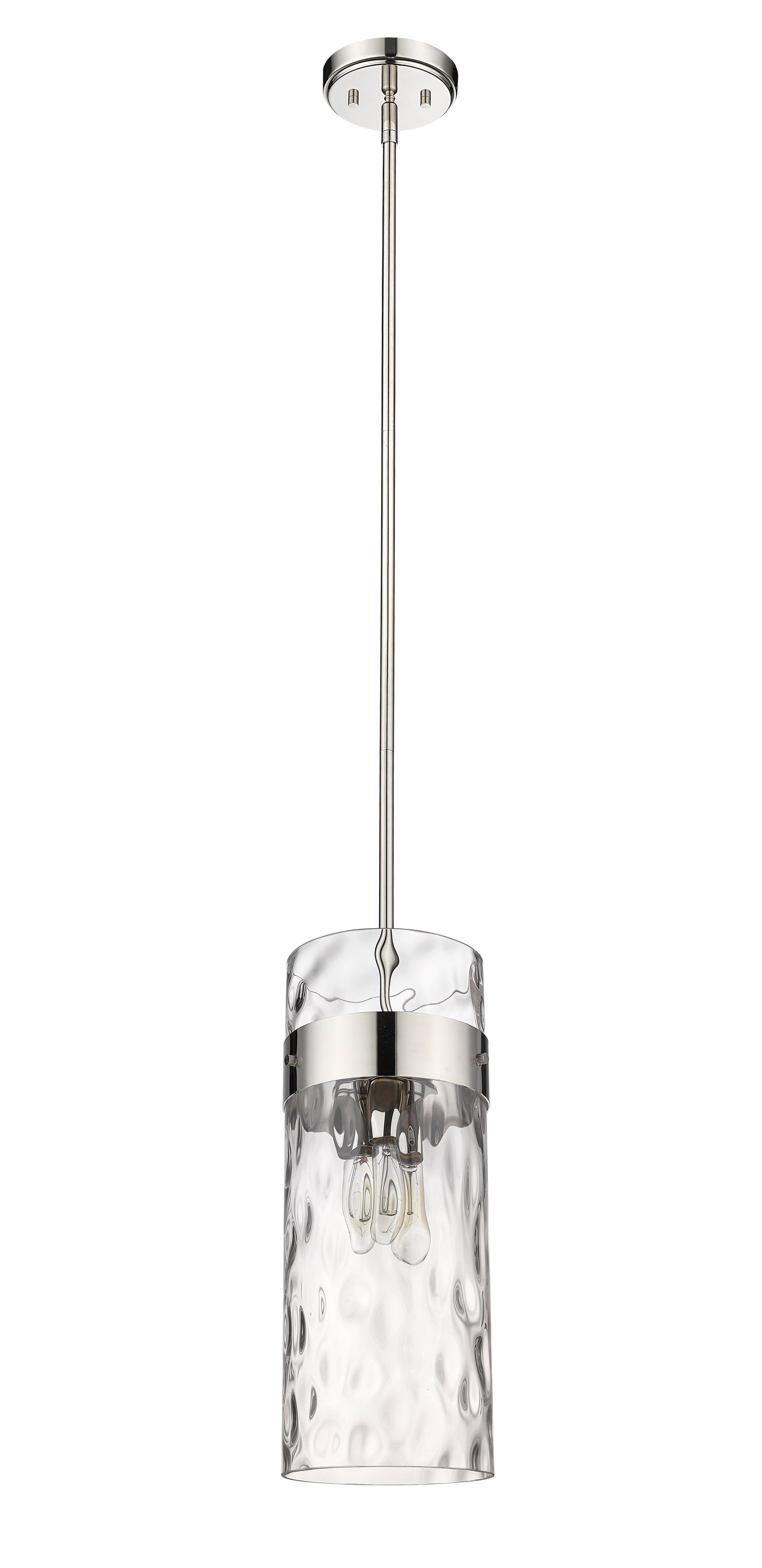 3035P9-PN - Fontaine 3 Light 9" Pendant - Polished Nickel