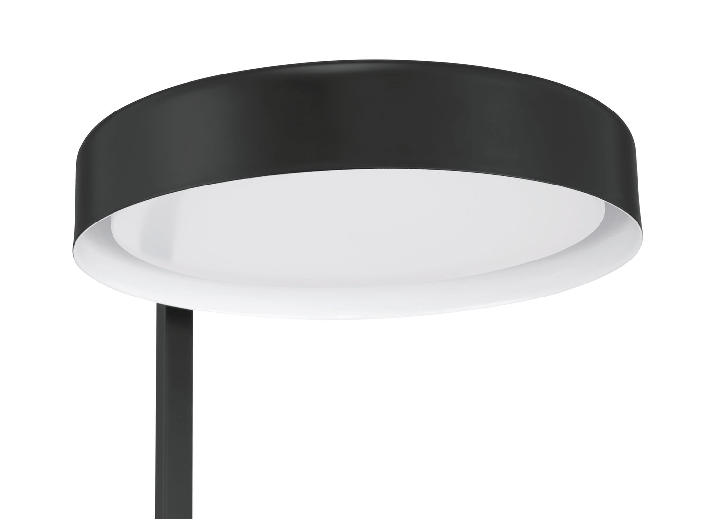 87019FB-T - Keeva 1 Light 17" High Table Lamp - Flat Black