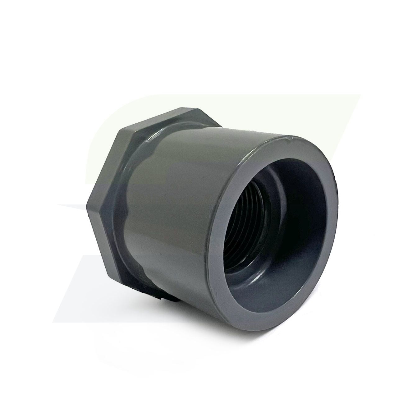 838-211 - 1-1/2" Spigot x 1" FNPT Schedule 80 PVC Bushing