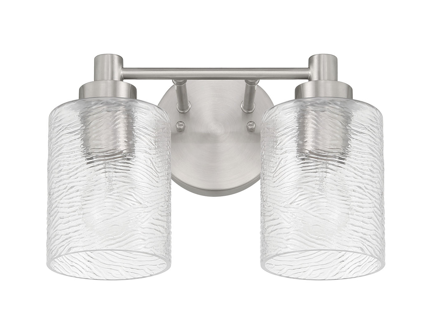 60202-BNK - Lyndsey 2 Light 12.38" Wide Vanity Light - Brushed Nickel