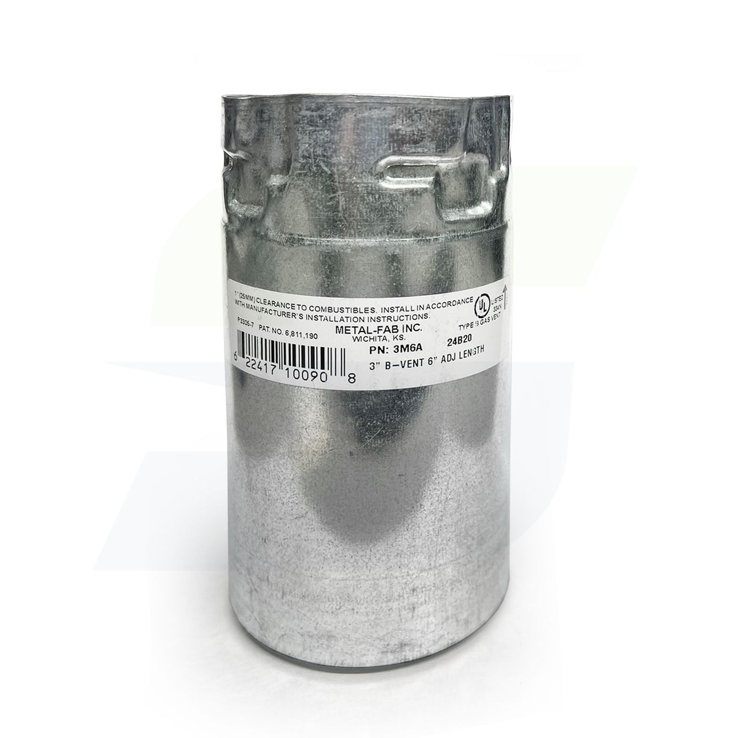 3M6A - Type-B Gas Vent Adapter - 3"