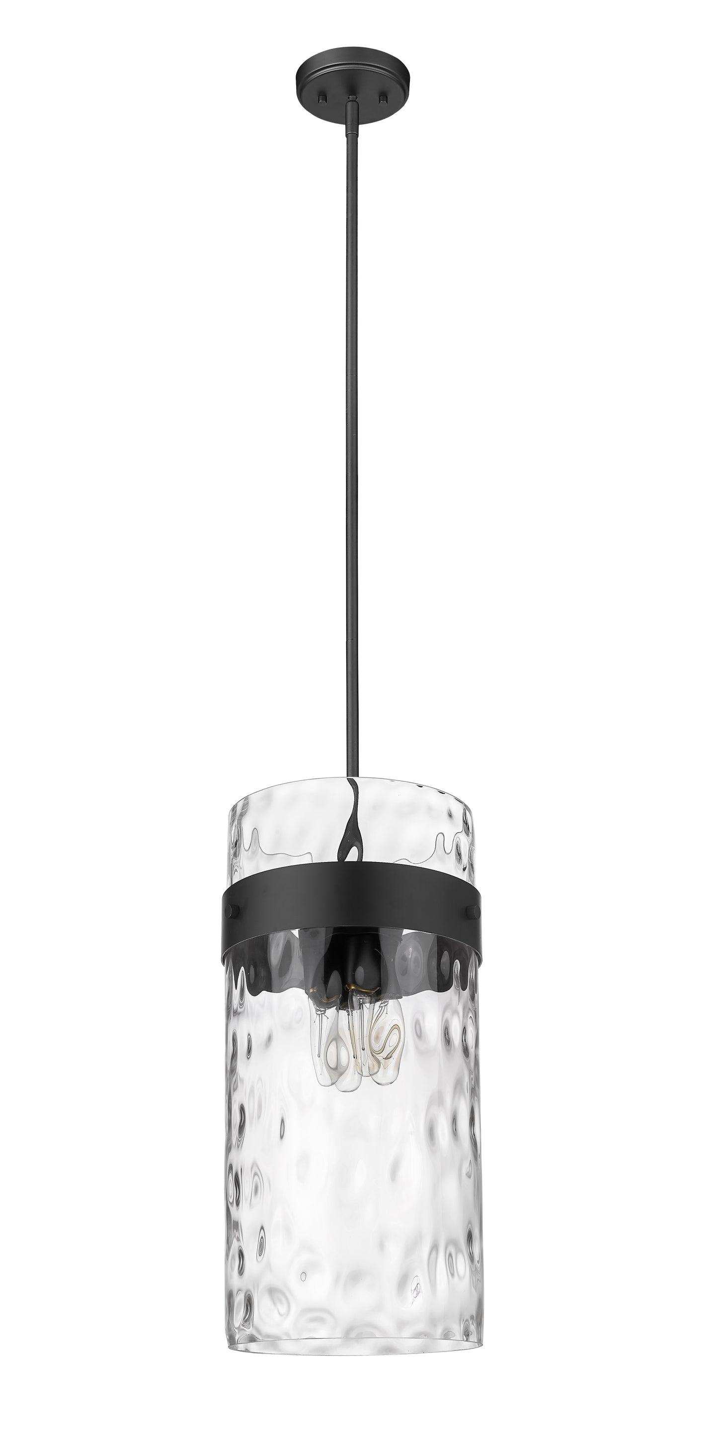 3035P12-MB - Fontaine 4 Light 13" Pendant - Matte Black