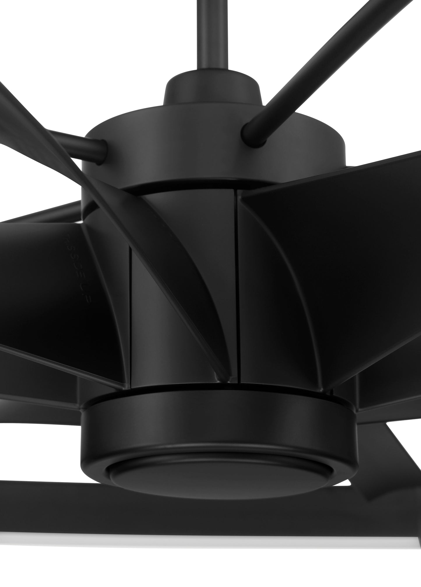 AXL57FB8 - Axel Indoor/Outdoor 52" 8 Blade Indoor Outdoor Ceiling Fan with Light Kit - Flat Black