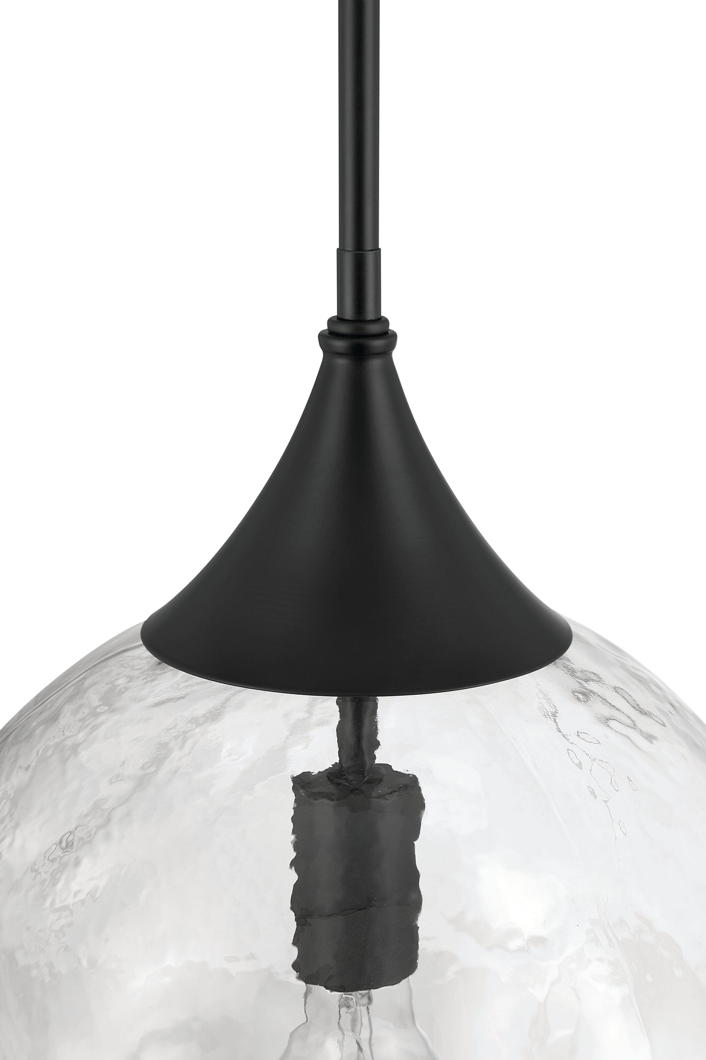 61292-FB - Reflection 1 Light 12" Wide Pendant - Flat Black