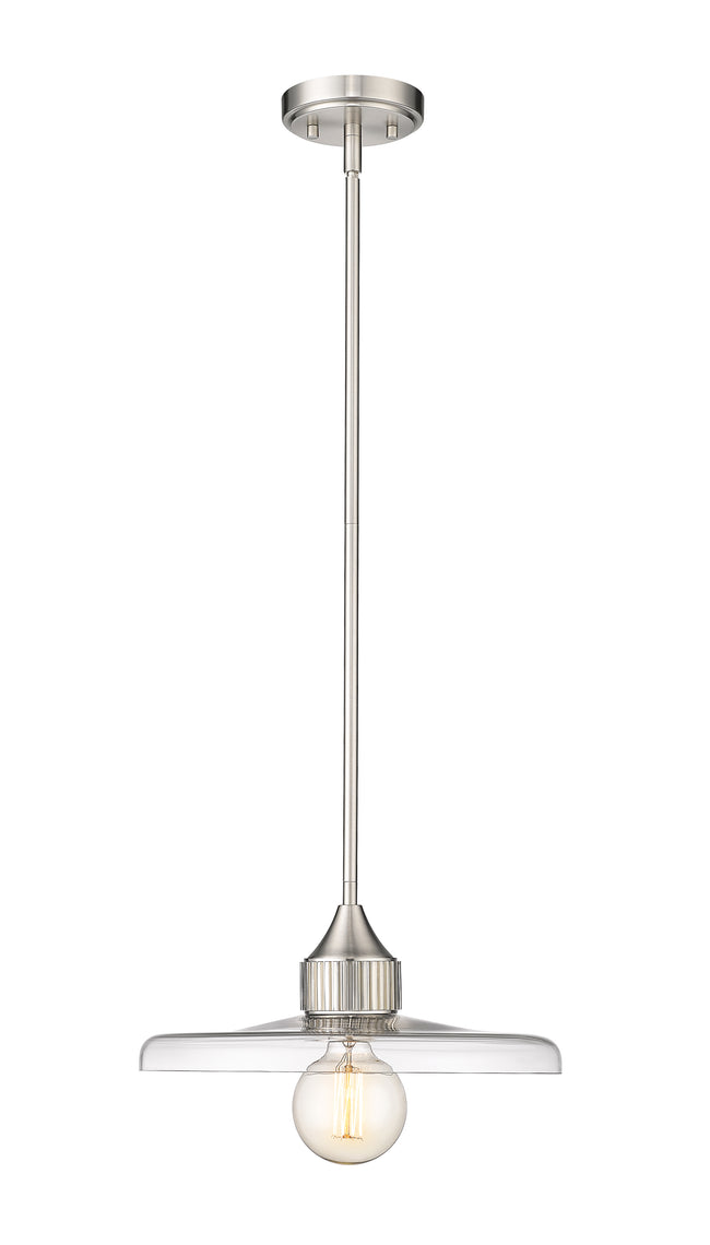 821P14-BN - Paloma 1 Light 14" Pendant - Brushed Nickel