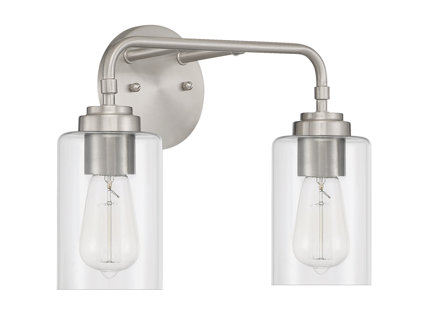 56002-BNK - Stowe 2 Light 15" Wide Vanity Light - Brushed Nickel