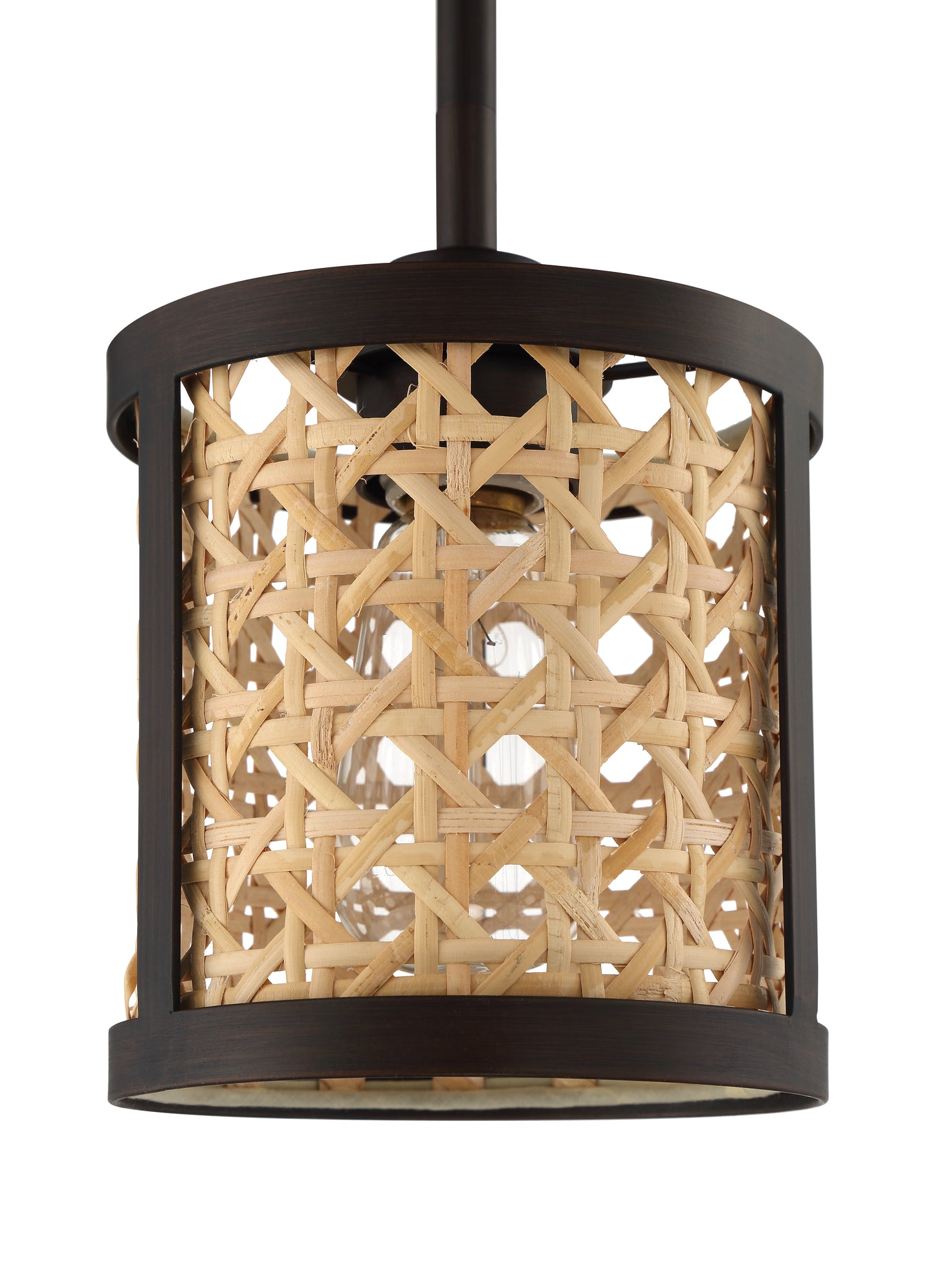 54591-ABZ - Malaya 1 Light 6" Wide Mini Pendant - Aged Bronze Brushed