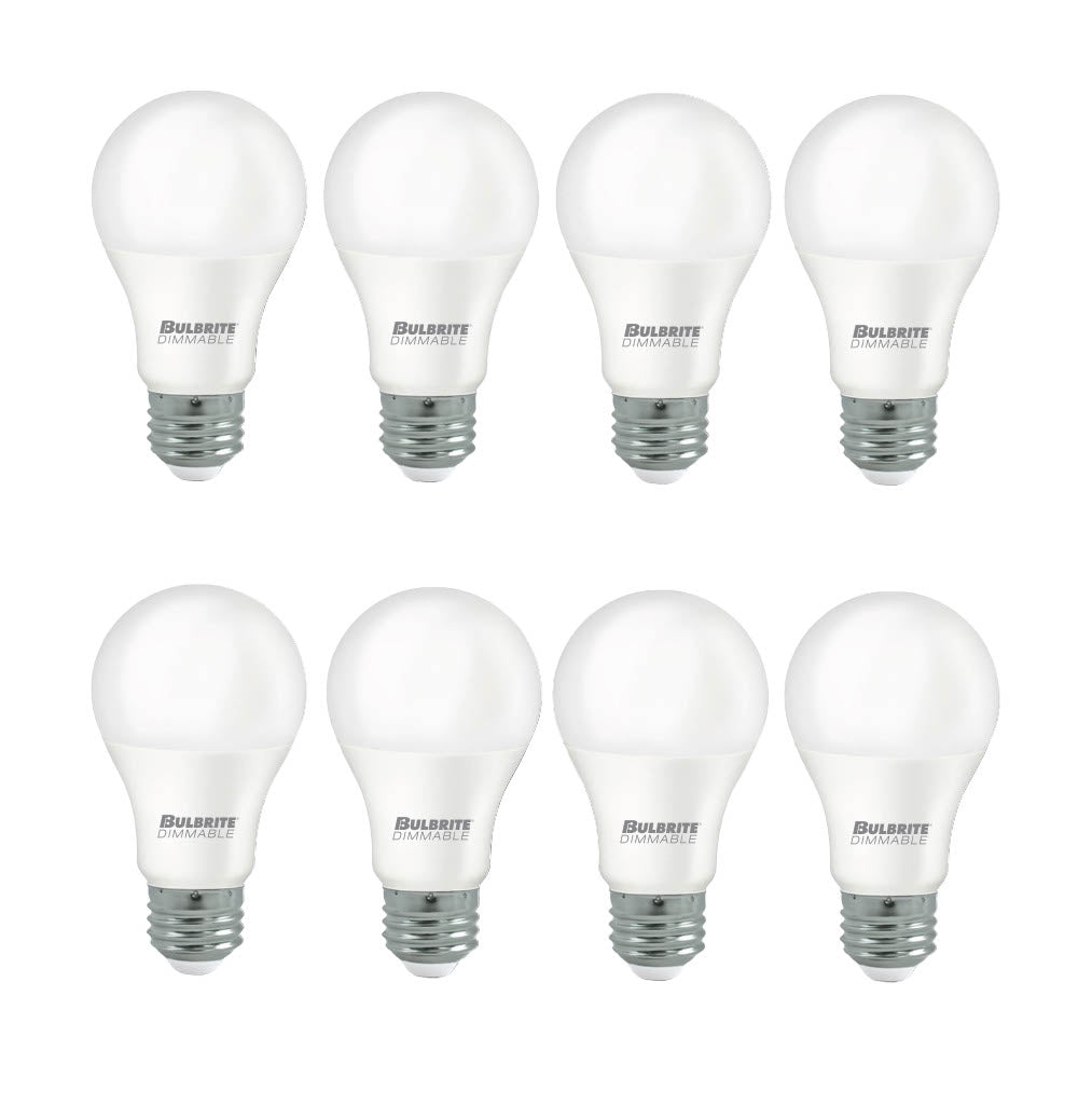 774263 - Dimmable Frost A19 LED Light Bulb - 9 Watt - 3000K - 8 Pack