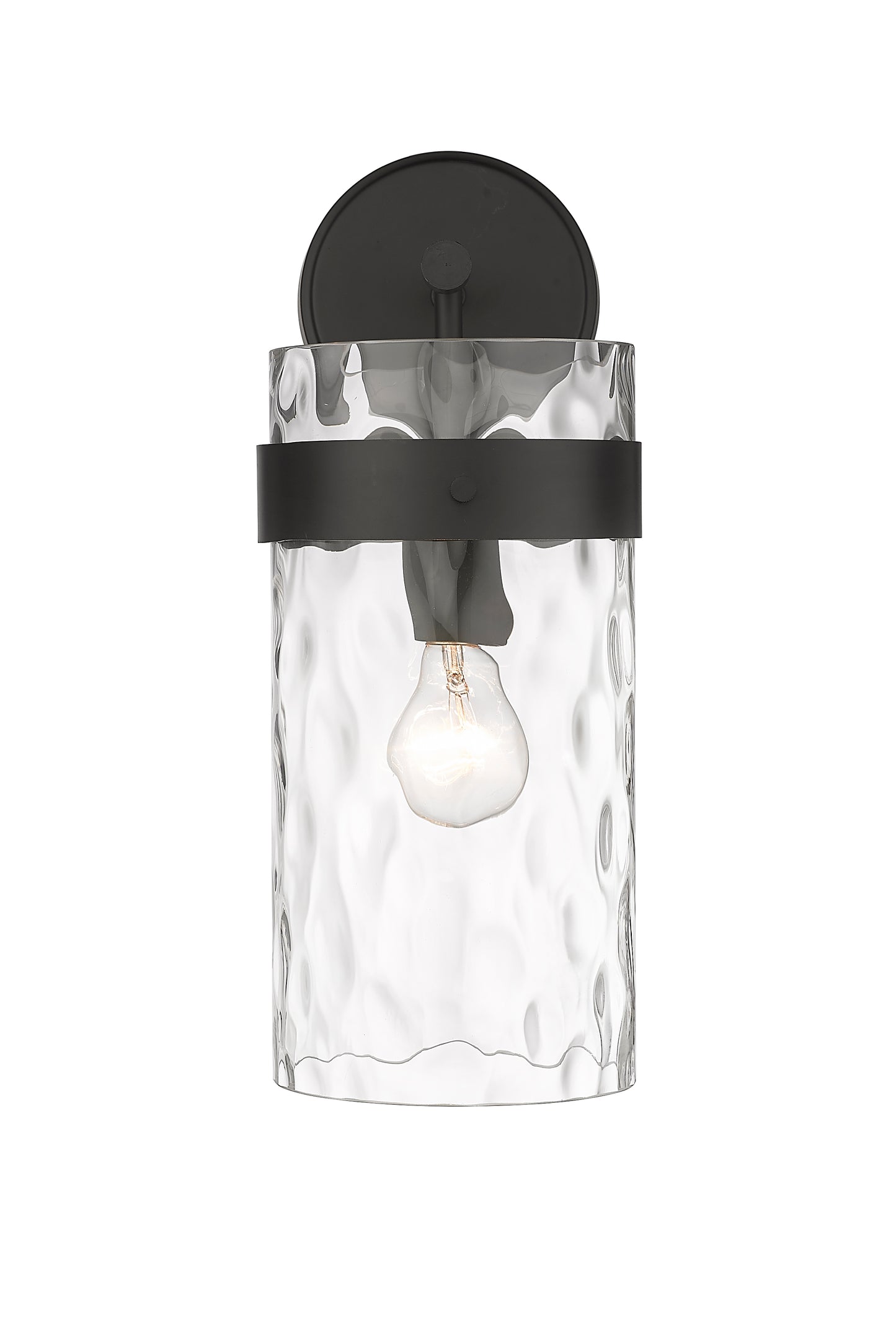 3035-1SL-MB - Fontaine 1 Light Wall 16" Sconce - Matte Black