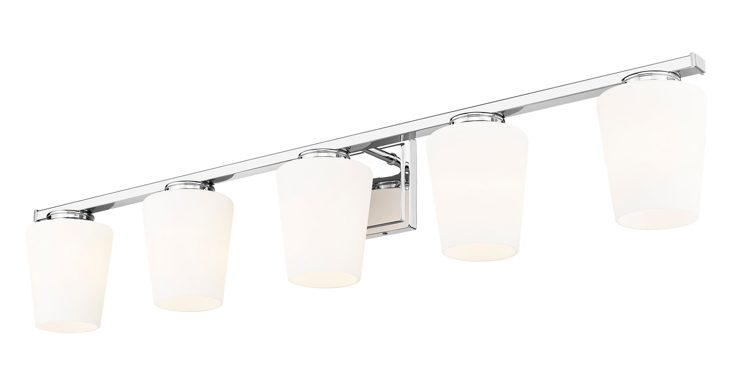 7703-5V-CH - Nextra 5 Light 42" Vanity - Chrome