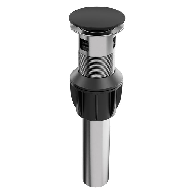 RBCN1-PDO-MB - Rubicon Push Button Drain in Matte Black