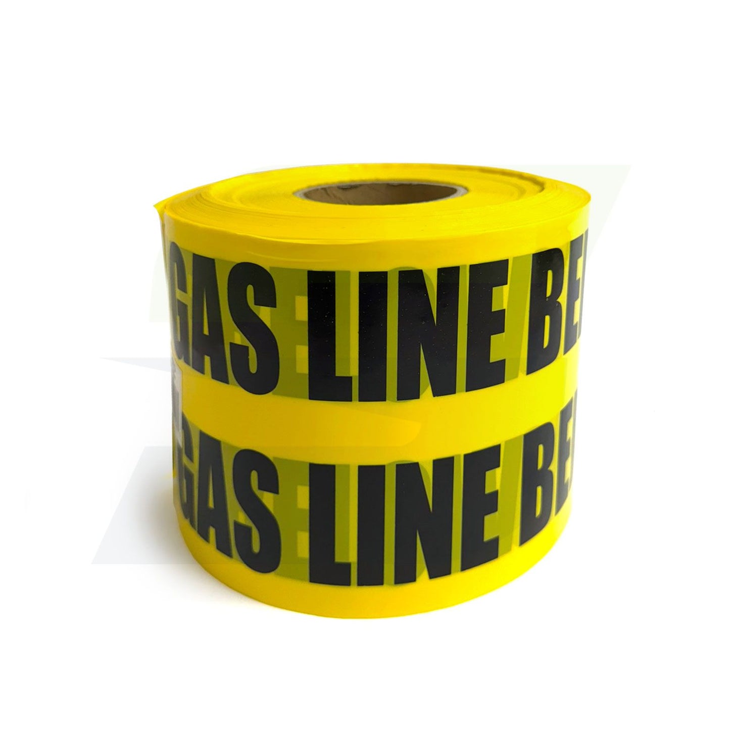 6" x 1000' Non-Detectable Underground Marking Tape - Caution Gas Line Below