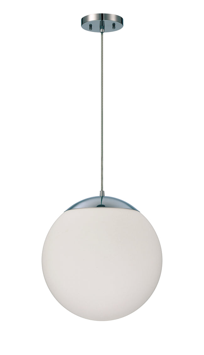 56893-CH-WG - Gaze 1 Light 14" Wide Pendant - Chrome