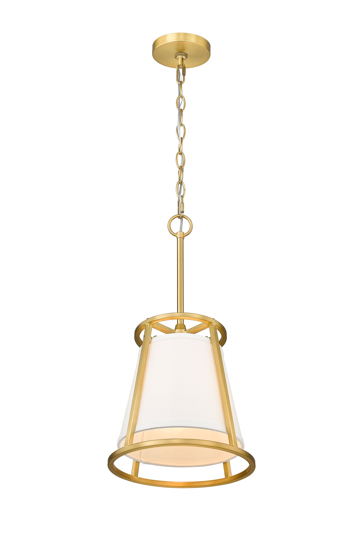 1935MP-RB - Lenyx Pendant 1 Light 10" Pendant - Rubbed Brass