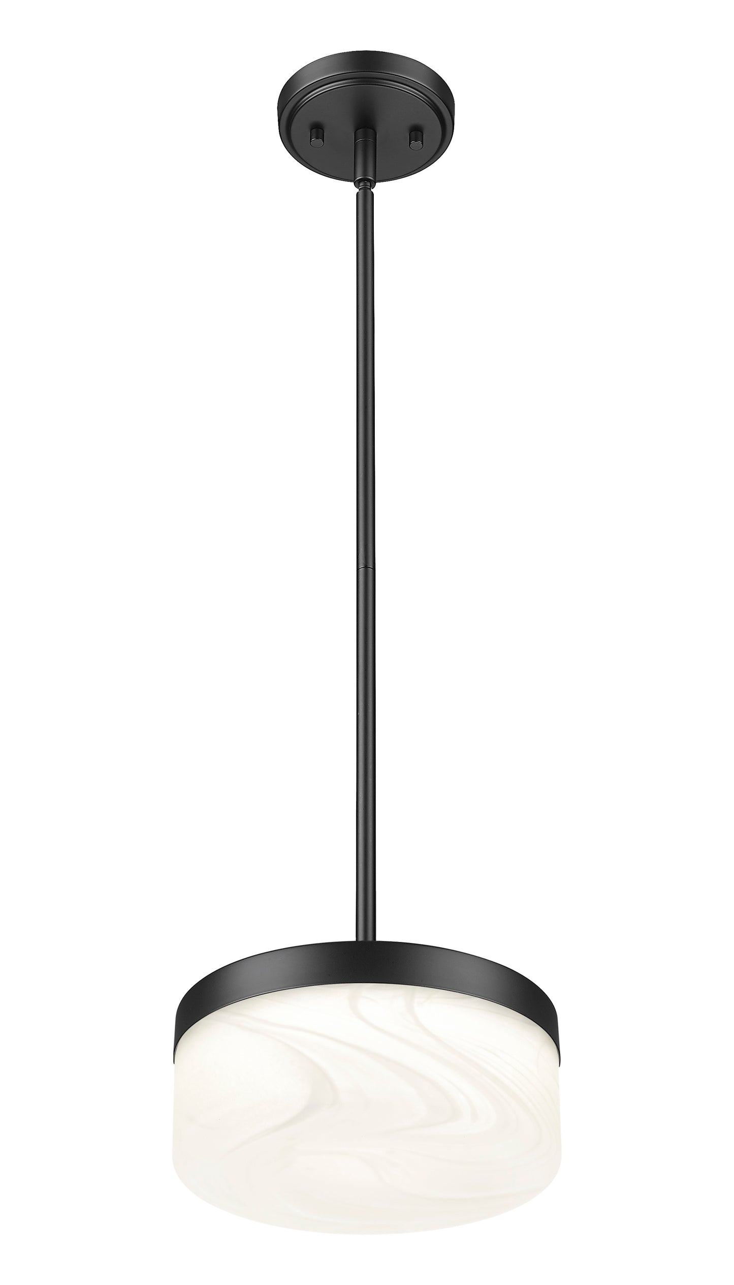 827P9-MB-LED - Renaud 1 Light 9" Pendant - Matte Black