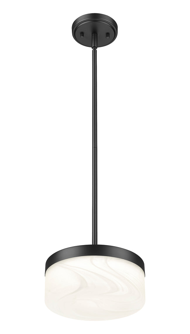 827P9-MB-LED - Renaud 1 Light 9" Pendant - Matte Black