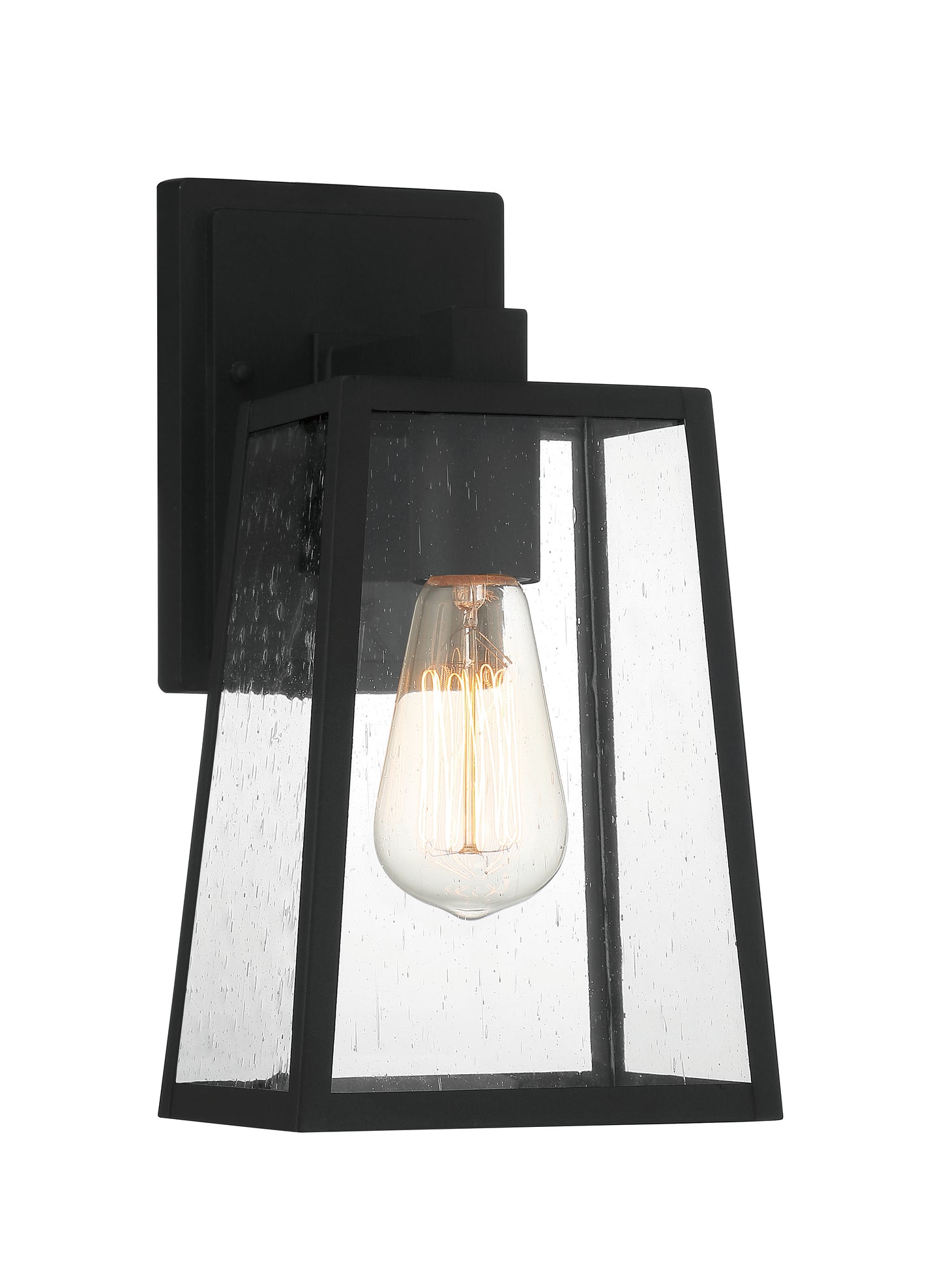 ZA4314-TB - Dunn 1 Light 11.5" High Outdoor Wall Lantern - Textured Black