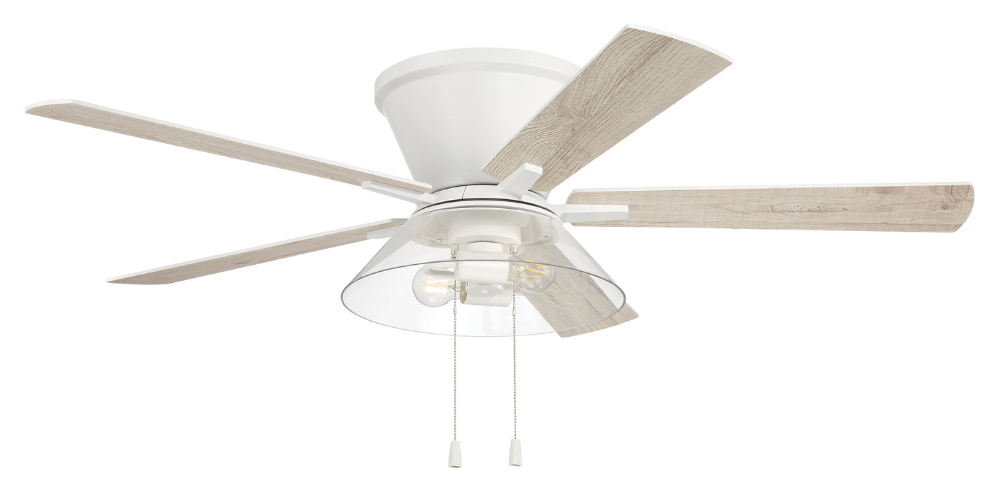IST52W5 - Insight 52" 5 Blade Ceiling Fan with Light Kit - White