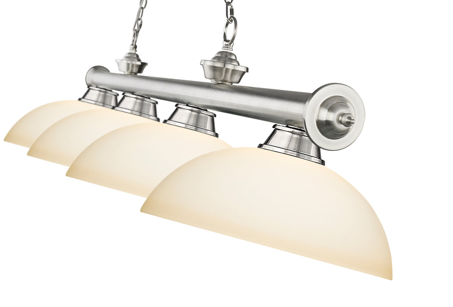 2306-4BN-DMO14 - Cordon 4 Light 81" Billiard - Brushed Nickel