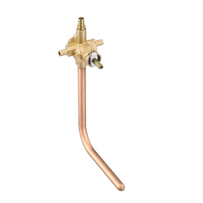 62380PF - M-Pact Includes Bulk Pack Posi-Temp 1/2" Crimp Ring PEX With CC/IPS Tub Connection Pressure Balancing