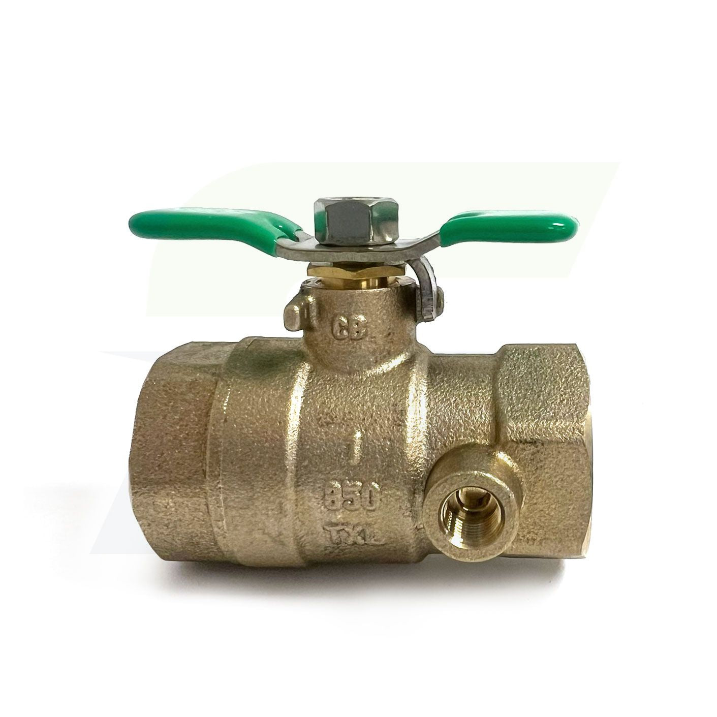 1-850TXL - 1" 850XL Full Port Bronze Ball Valve, Tapped