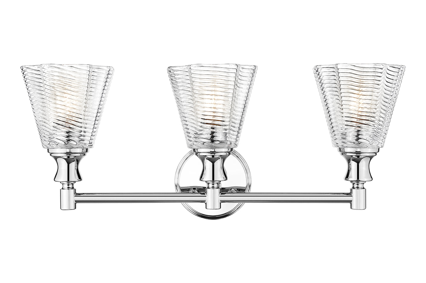 7704-3V-CH - Auden 3 Light 24" Vanity - Chrome