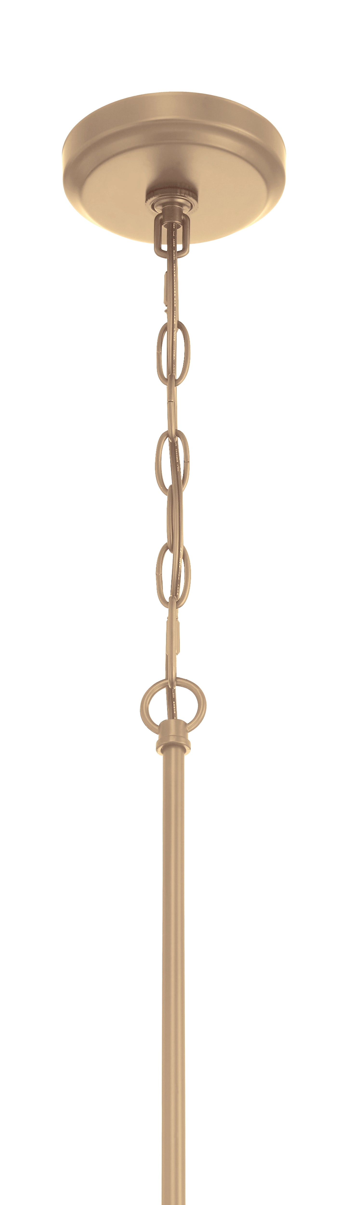 61124-CPZ - Pleated 4 Light 30" Wide Chandelier - Premium Bronze