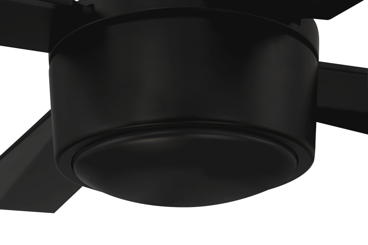 THO42FB4 - Theo Indoor/Outdoor 42" 4 Blade Indoor Outdoor Ceiling Fan with Light Kit - Flat Black