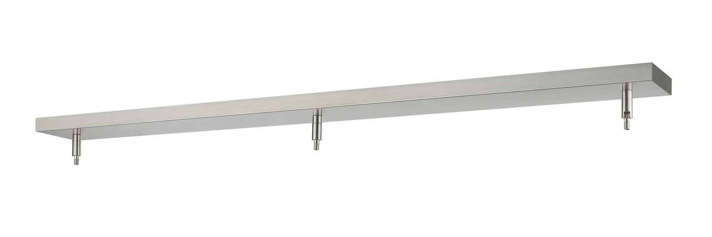 CP4403-BN - Multi Point Canopy 3 Light Ceiling 4" Plate - Brushed Nickel