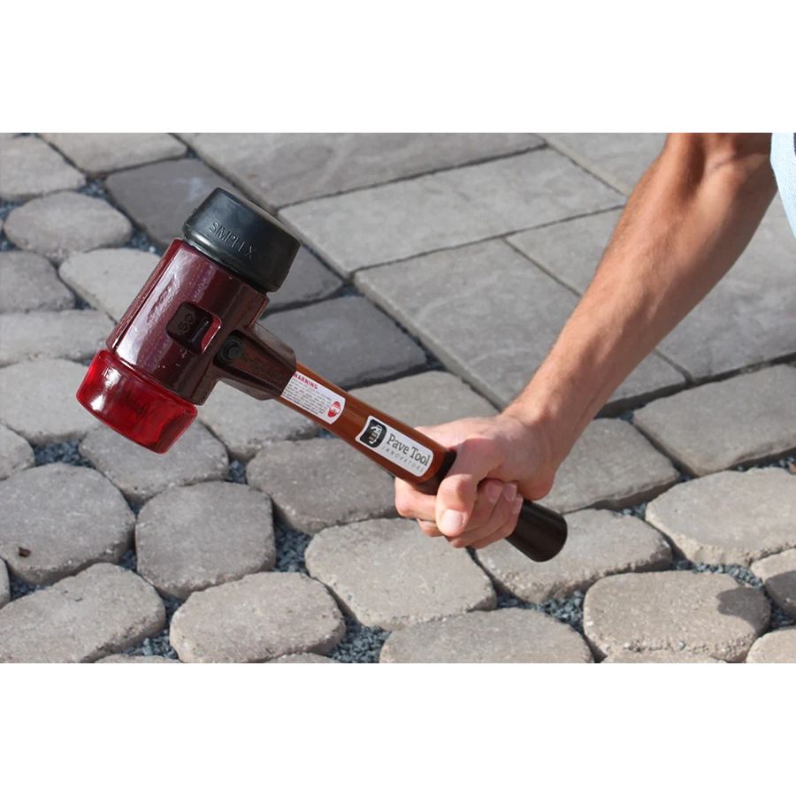 3026.060 - SIMPLEX 60mm Dual-Face Mallet - 3.5 lb - Black Rubber/Red Plastic