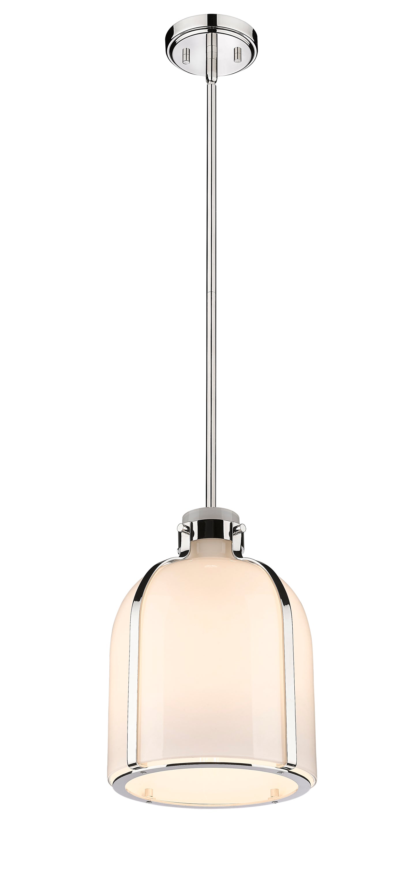 818-9PN - Pearson 1 Light 10" Pendant - Polished Nickel