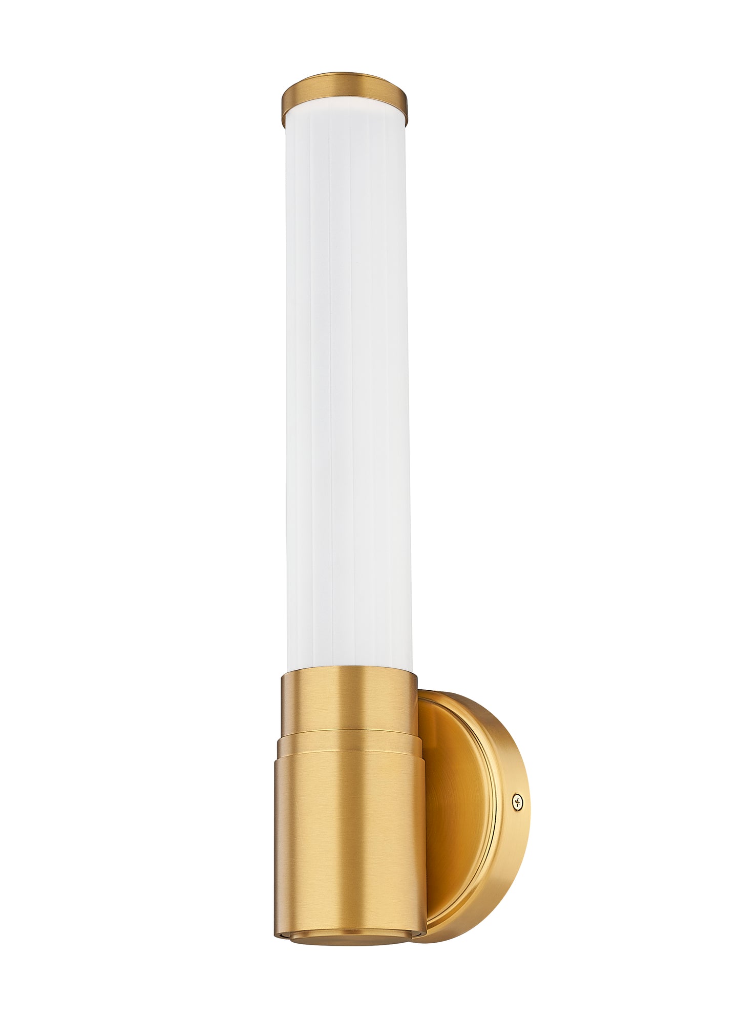 1020-1S-MGLD-LED - Warwick 1 Light Wall 16" Sconce - Modern Gold