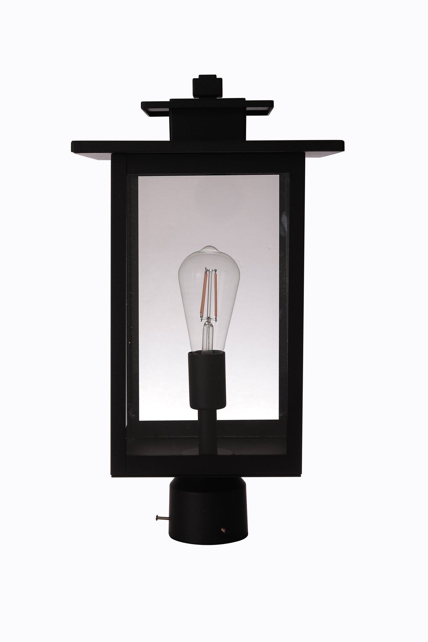 ZA7025-TB - Rock Creek 1 Light 19" High Outdoor Post - Textured Black
