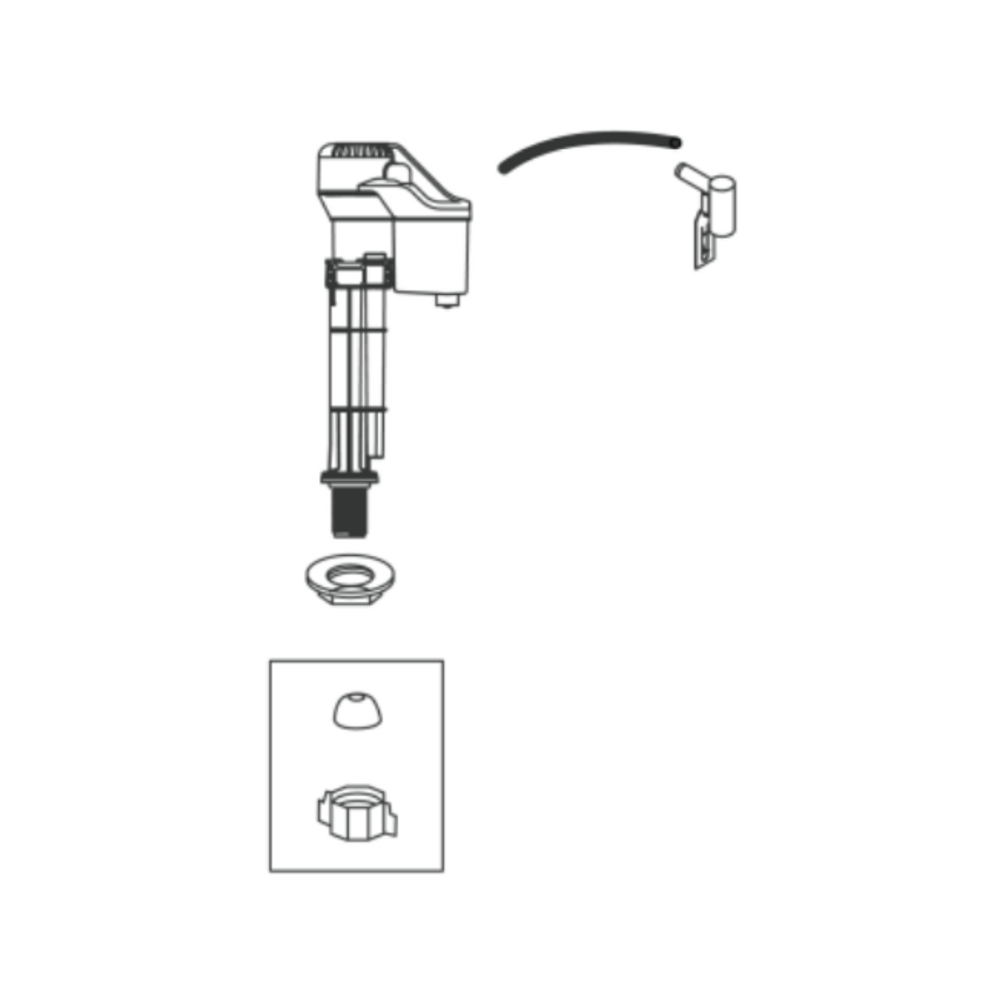 TSU708 - Flush Fill Valve Assembly - CST744SL/ST743S/C744SL