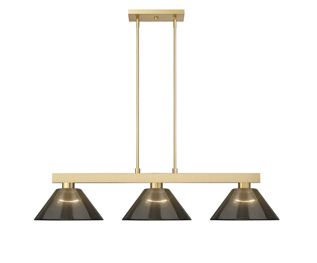 152MGLD-ARS - Cobalt 3 Light 50" Billiard - Modern Gold