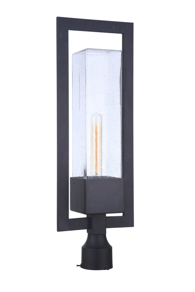 ZA4025-MN - Perimeter 1 Light 25" High Post Mount - Midnight