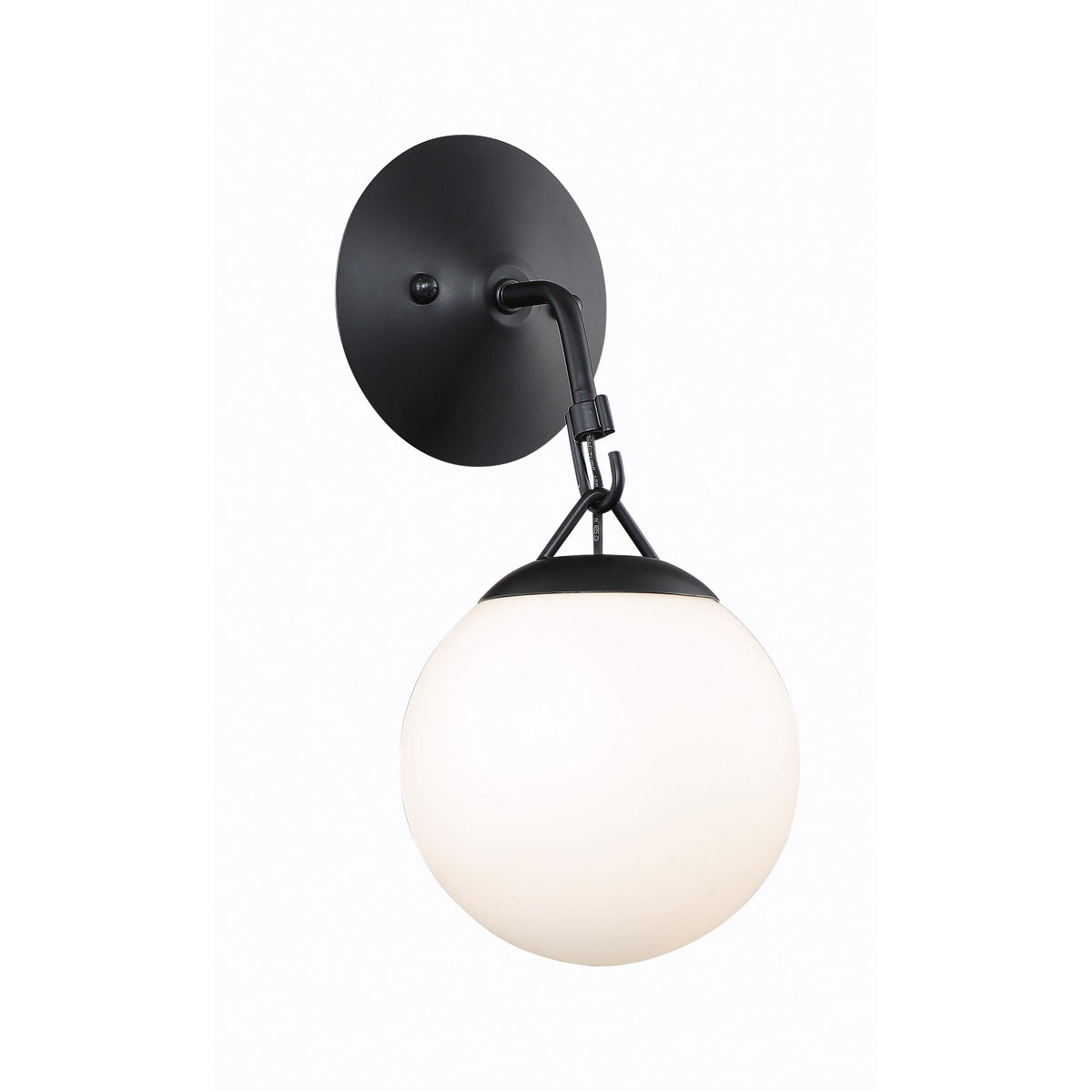 50761-FB - Orion 1 Light 12.75" High Wall Sconce - Flat Black