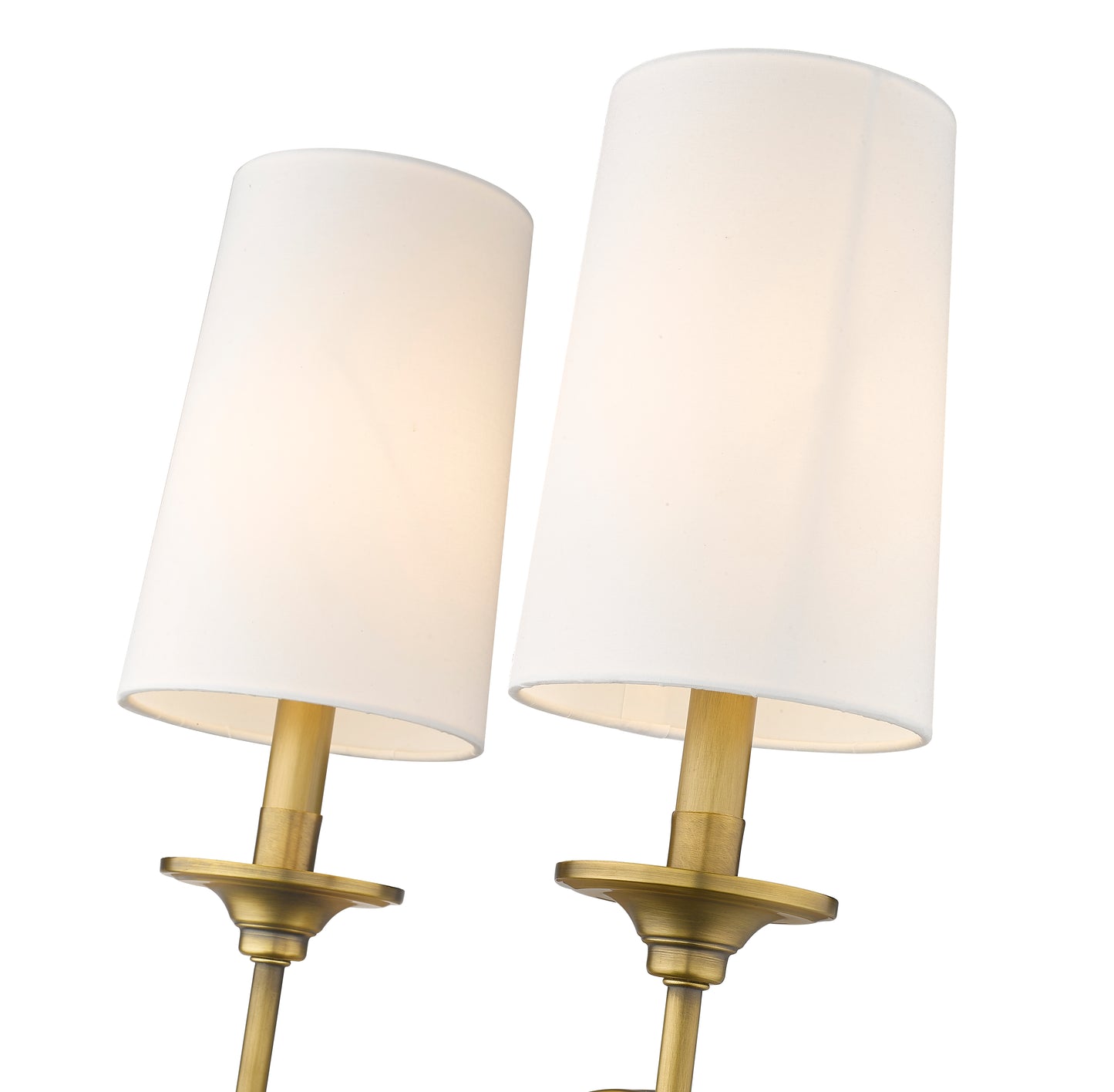 3033-2S-RB - Emily 2 Light Wall 24" Sconce - Rubbed Brass