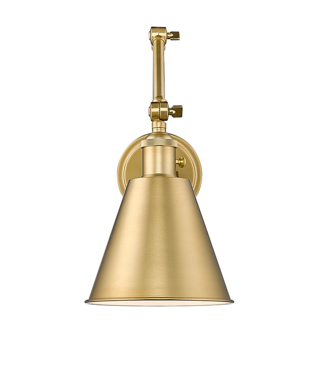 349S-MGLD - Gayson 1 Light Wall 8" Sconce - Modern Gold