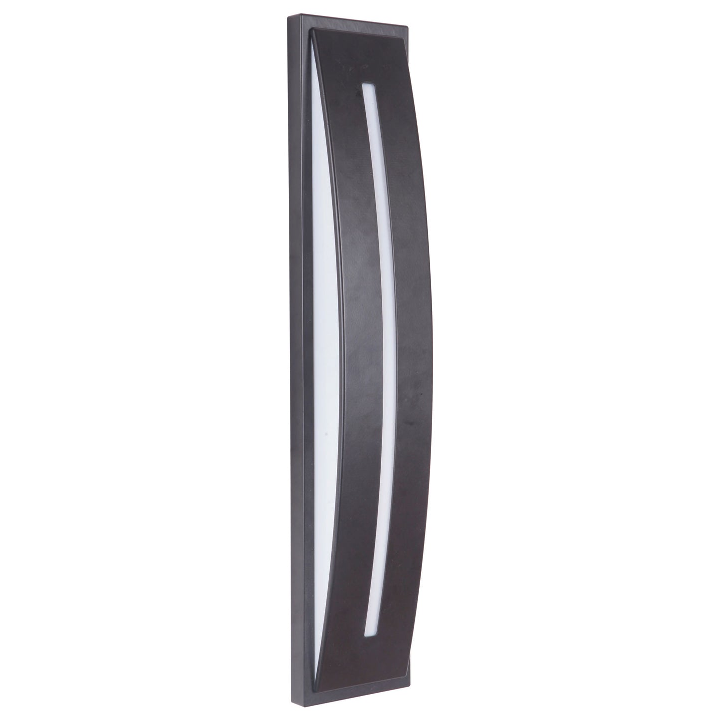 Z9412-MN-LED - Luna 1 Light 21" High Outdoor Pocket Sconce - Midnight