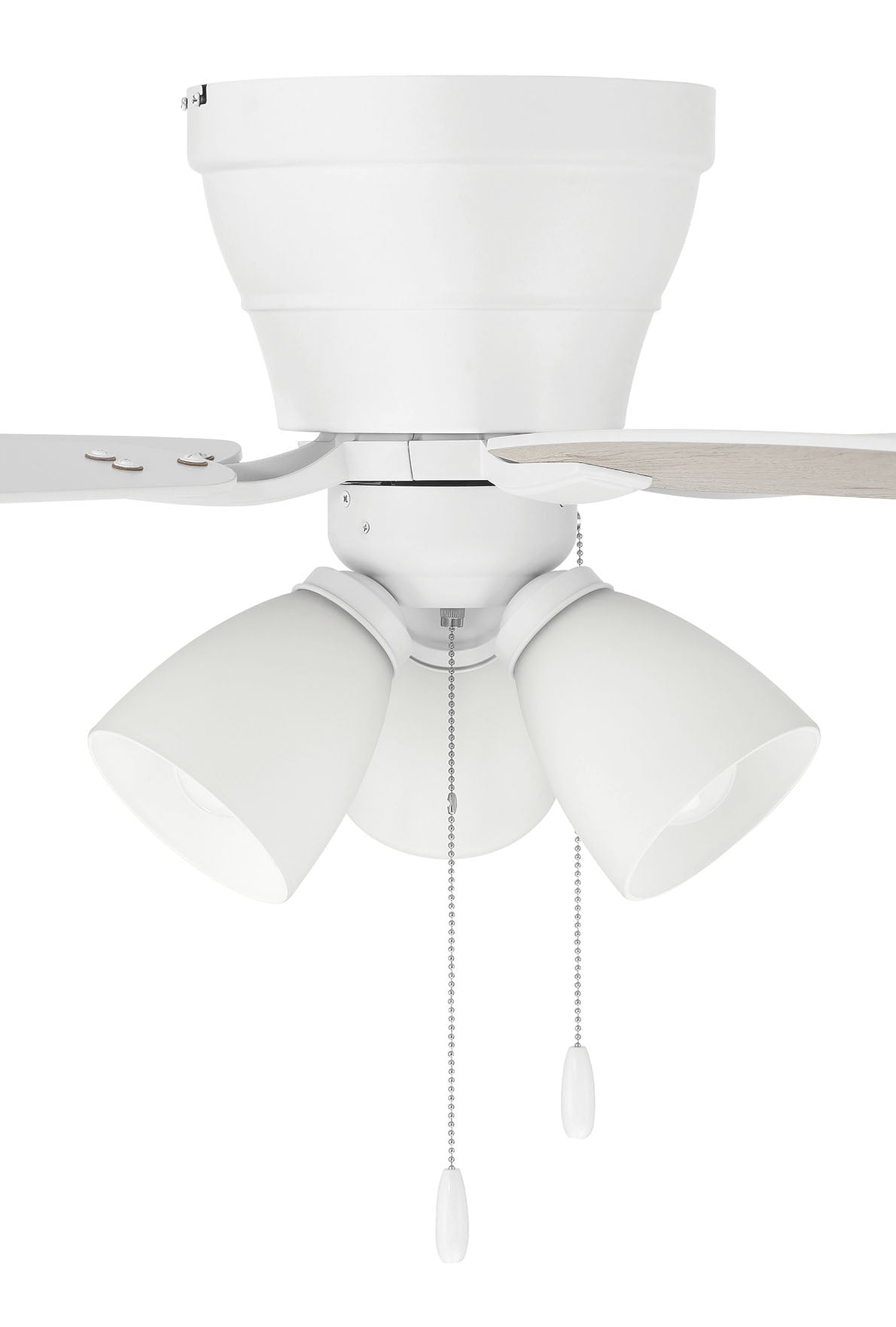 WHL52W5C3 - Wheeler 52 3-Light 52" 5 Blade Ceiling Fan with Light Kit - White