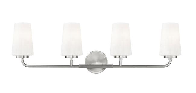 7005-4V-BN - Montford 4 Light 32" Vanity - Brushed Nickel