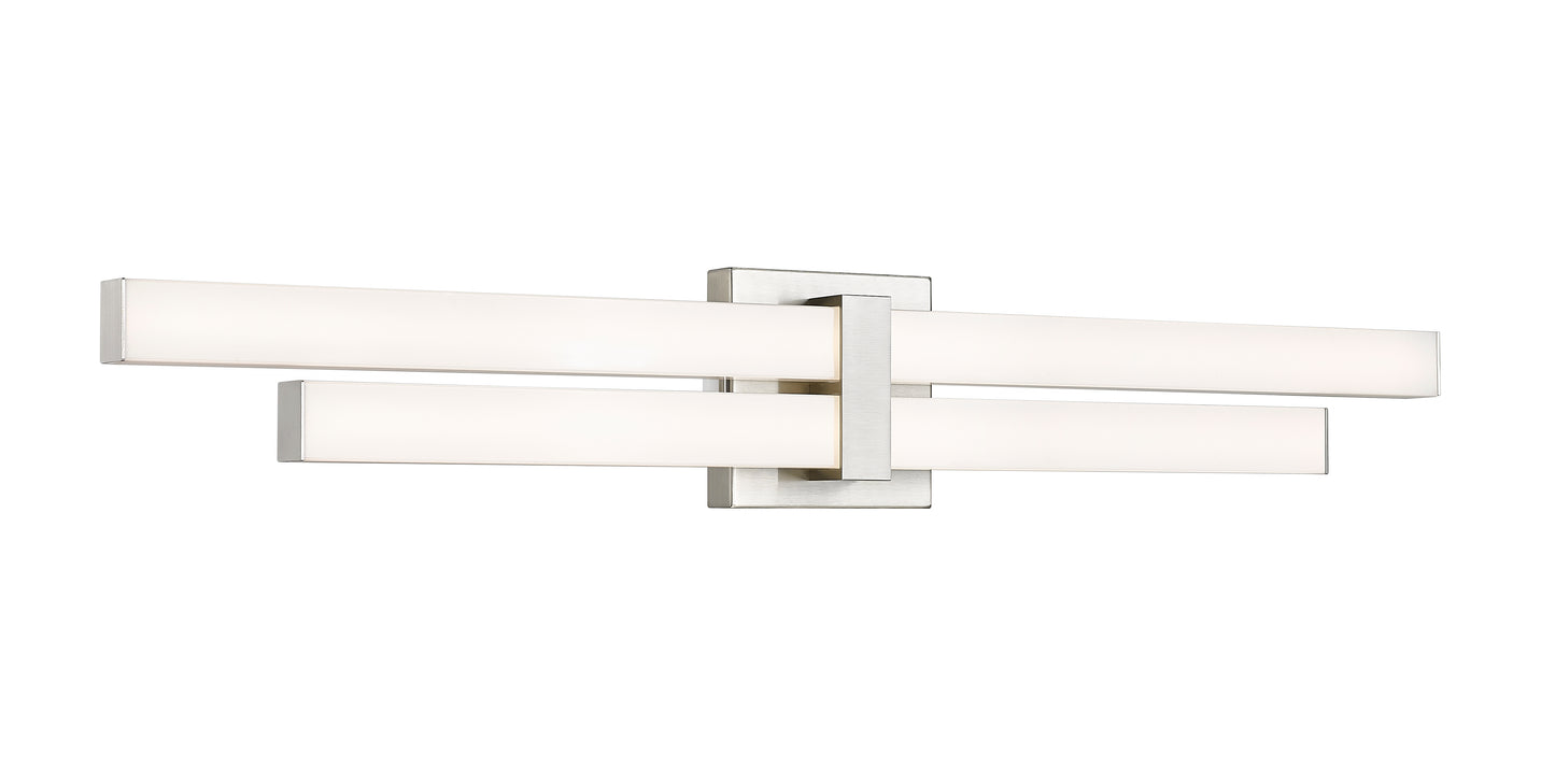 1008-32W-BN-LED - Zane 2 Light 32" Vanity - Brushed Nickel