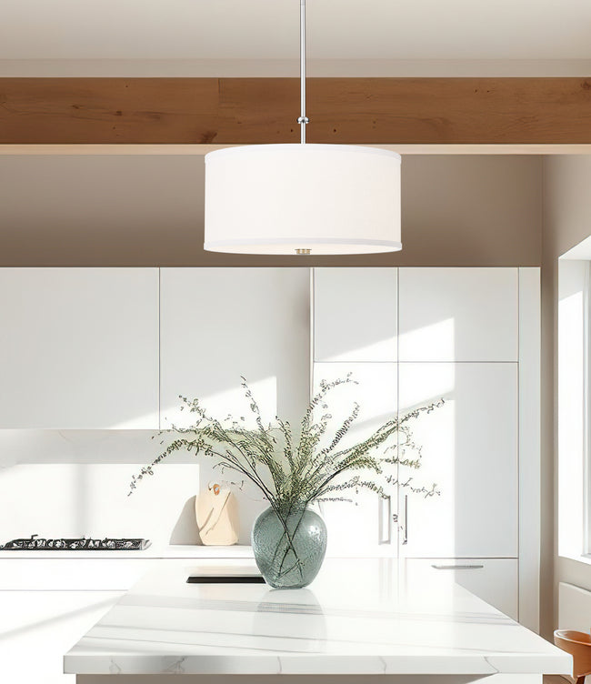 1962P18-BN-LED - Linden 1 Light 18" Pendant - Brushed Nickel