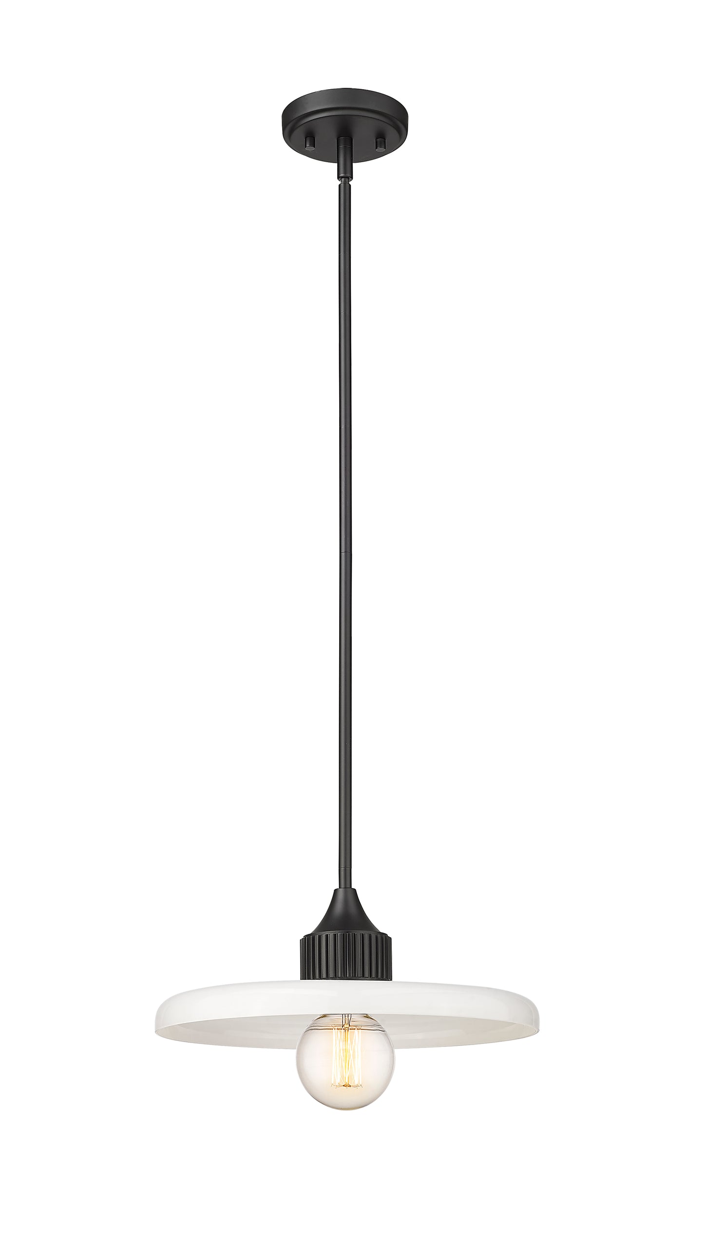 820P14-MB - Paloma 1 Light 14" Pendant - Matte Black