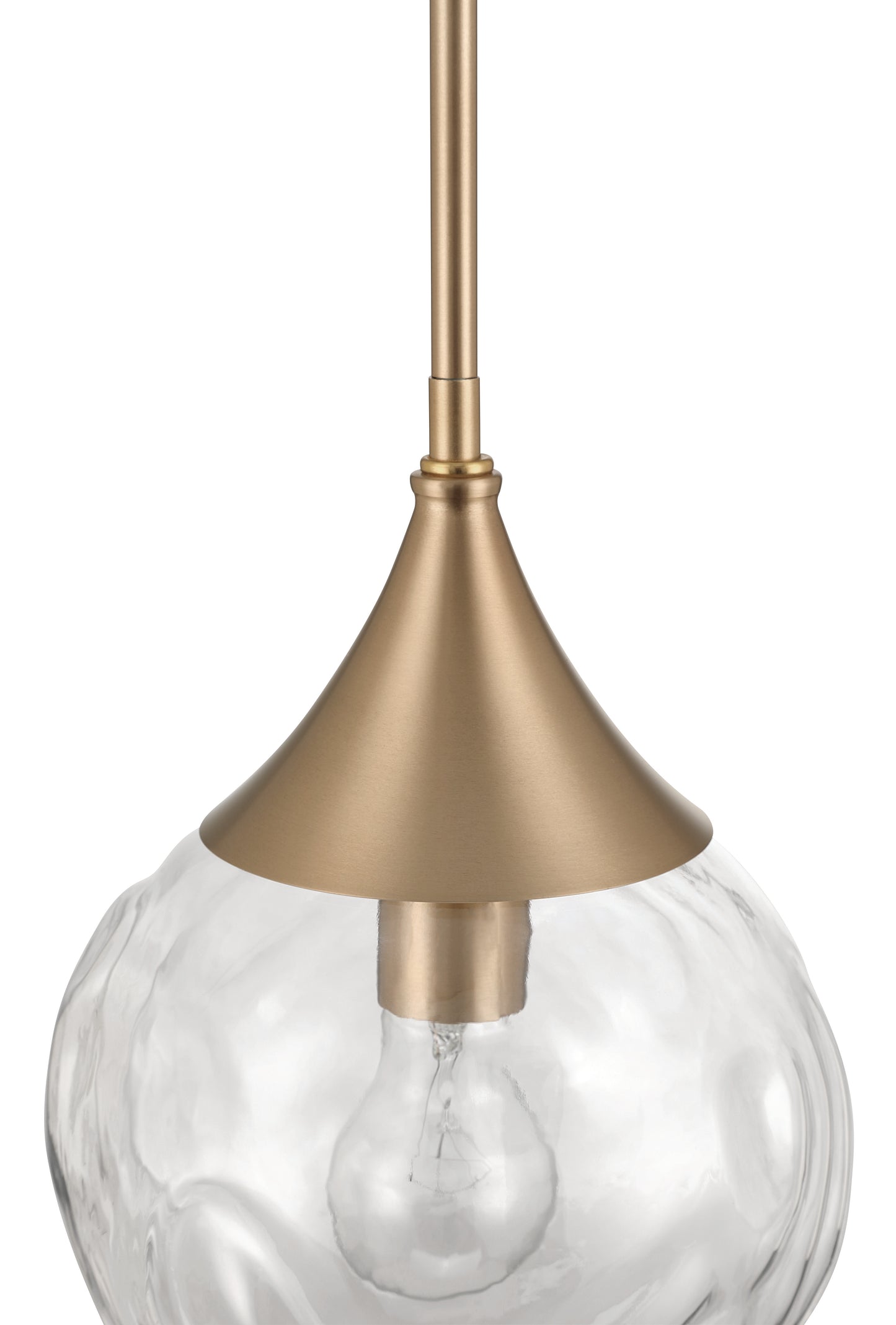 61291-CPZ - Reflection 1 Light 8" Wide Mini Pendant - Premium Bronze