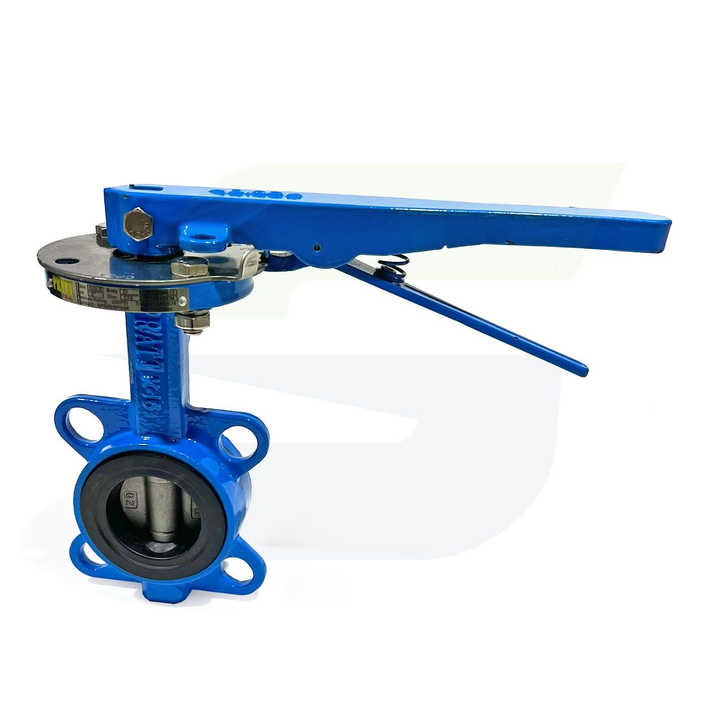 OS1-020-8CF8-LH - 2" OS Series Wafer Butterfly Valve - SS Disc - EPDM Seat - Lever