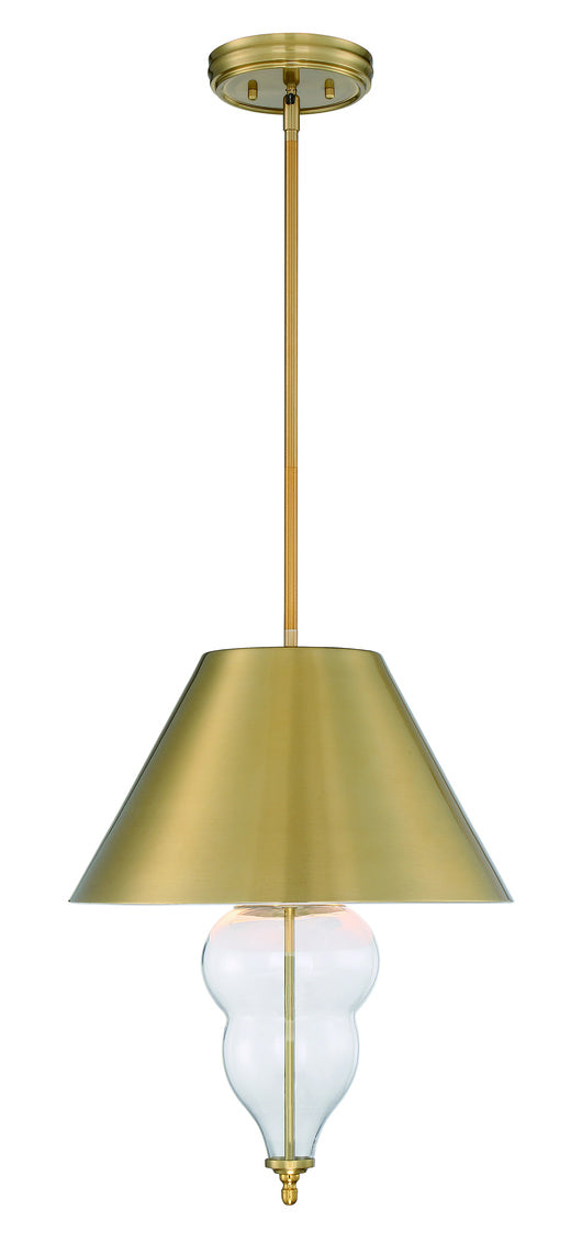 P955SB3 - 3 Light 16" Wide Pendant - Satin Brass