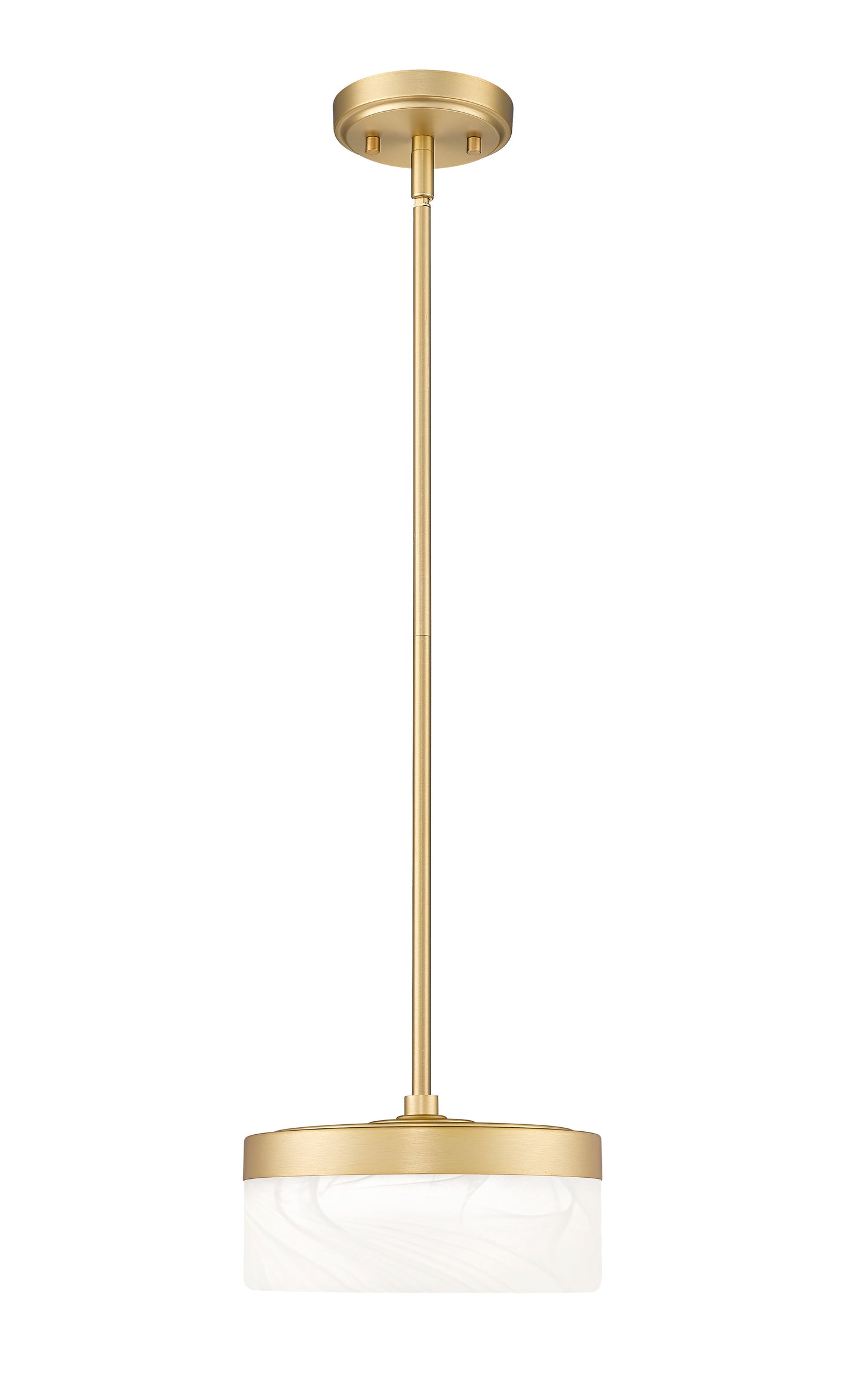 827P9-MGLD-LED - Renaud 1 Light 9" Pendant - Modern Gold